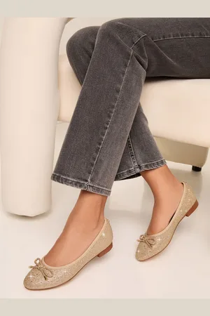 Lipsy London Flat Embellished Sløjfe Ballet Pump Ballerina