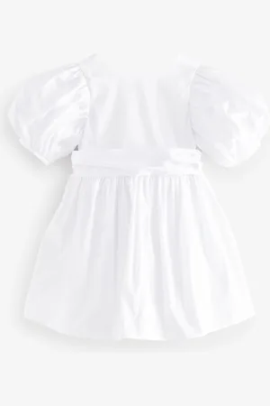 Next Flower Girl Taffeta Bow Dress (3mths-8yrs)5 - 6 år (110 - 116cm)
