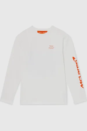 Reiss Legacy Unisex Fit McLaren F1 Team Tyre-Print T-ShirtX-Small