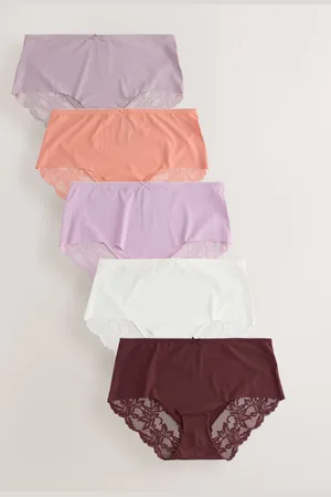 Next Ingen VPL Lace Back Briefs 5 Pakke40