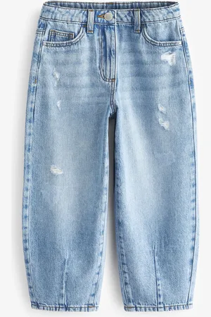 Next 100% Cotton Barrel Jeans (3-16år)9 år (134cm)