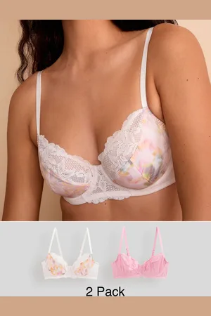 Next Blomster Tryk Non Pad Full Cup BH