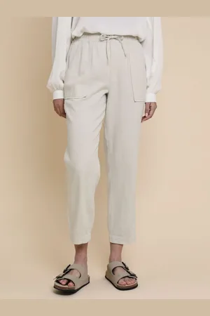 Threadbare Petite Hør Blend Tilspidsede bukser44
