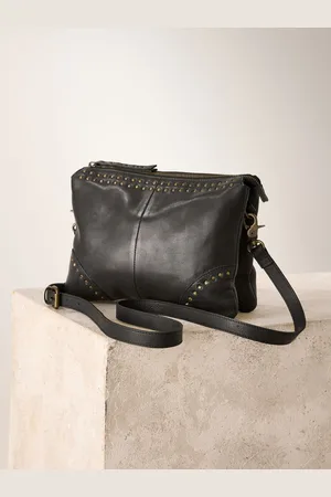 Next Leather Studded Cross-Body Bagen