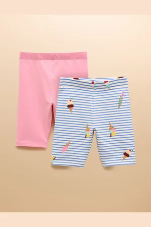 Joules Cartwheel Pack Of Two Cycling Shorts122128cm