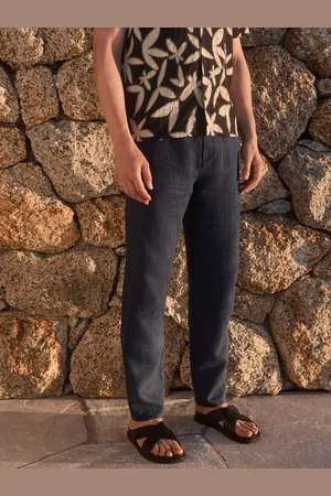 Next 100% Hør Signature Elasticated Waist Drawstring Bukser38r
