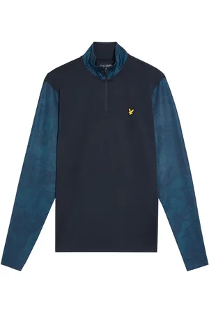 Lyle & Scott Golf Printed 1/4 Zip Midlayer Jumperxxlarge