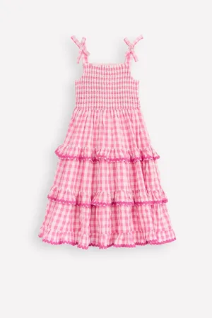 Boden 100% Cotton Odette Tiered Woven Sundress134140cm