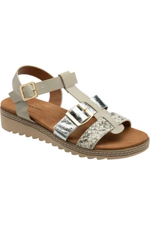 Dunlop Twin Strap T-Bar Buckle Sandalseu38