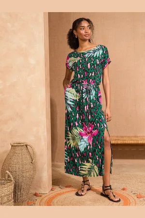 Love & Roses Jersey Midi Kjole42