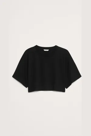 Banana Republic Oversized Vintage Cotton Cropped T-Shirtsmall