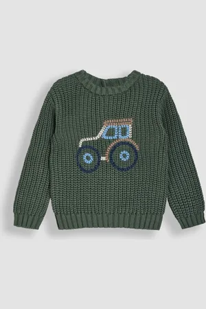 JoJo Maman Bébé Embroidered JumperOp til 3 måneder (50 - 62cm)