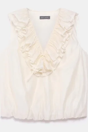 mint&berry Ruffle Front Blousesxlarge