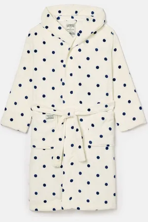 Joules Luna Fleece Dressing Gown with HoodS-M