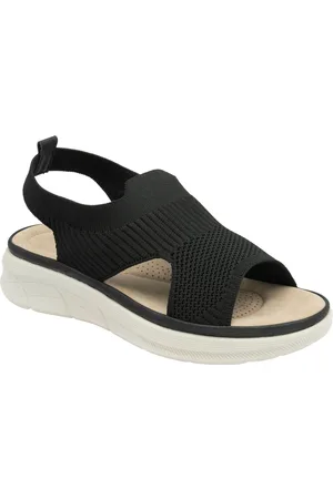 Dunlop Elasticated Wedge Sandalseu42