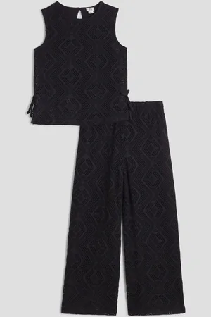 River Island Girls Lace Bow Side Top Set134140cm