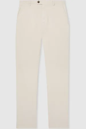 Reiss Dobby Cotton-Piqué Slim-Fit Chinos32r