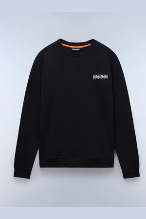 Napapijri Sovana Rund hals 100% Bomuld Sort Sweatshirtmedium