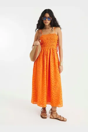 River Island Broderie Baby Doll Maxi Dress38