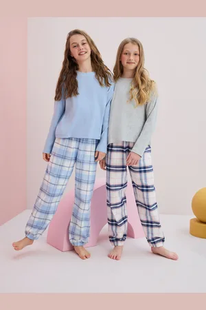 Next Vævet ternet pyjamas 2 -pakke (3-16år)5 år (110cm)