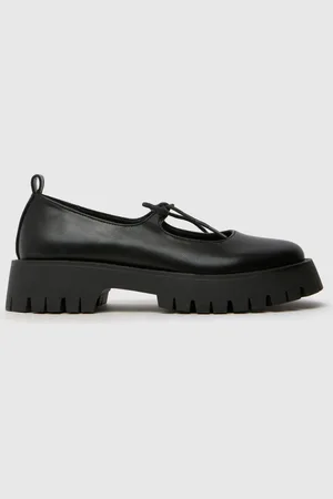 Schuh Liya Bow Tie Mary Jane Black Shoes
