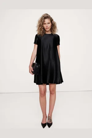 Banana Republic Aurelia Satin Trapeze Mini KjoleL