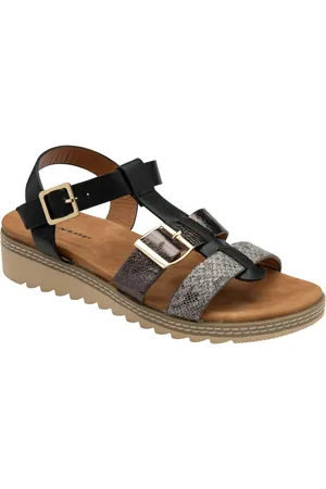 Dunlop Twin Strap T-Bar Buckle Sandalseu39