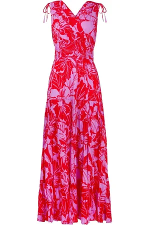 Joe Browns Floral Print Sleeveless Tie Shoulder Cotton Maxi Dress