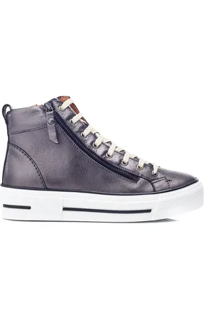 Moda In Pelle Annaken High Top Chunky Lace-Up Leather Trainers