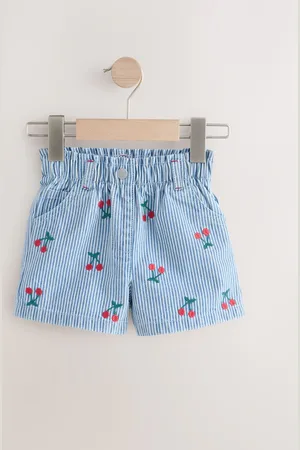 Next Cherry Denim 100% Cotton Shorts (3mths-7yrs)104110cm