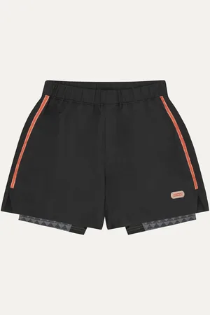 Sealskinz Mens Neatishead Quick Dry Running Black Shorts With Under Shortxlarge