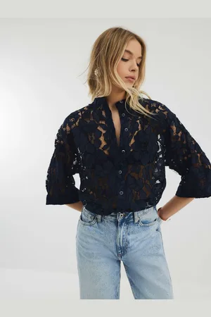 River Island Collar Lace Skjorter38