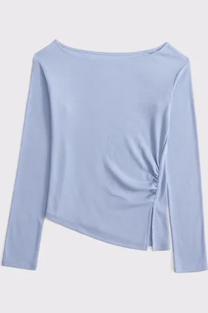 Abercrombie & Fitch Tie Side Bow Detail Long Sleeve Top17 - 18 år