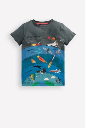 Boden Short Sleeve Graphic Print 100% Cotton T-Shirt146152cm