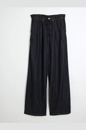 River Island 100% Cotton Wide Leg Pyjama Jeans42kort