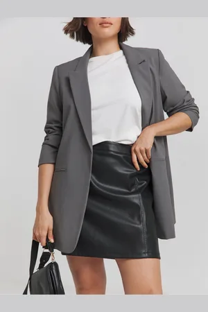 Simply Be A Line PU Mini Skirt46