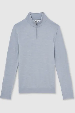 Reiss Blackhall Merino Wool Half-Zip Trøjexsmall
