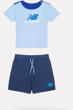 New Balance Kids Jersey Ringer T-Shirt & Shorts Set8692cm