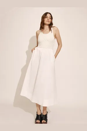 Bardot Bryony Lace Poplin Midi Dress42