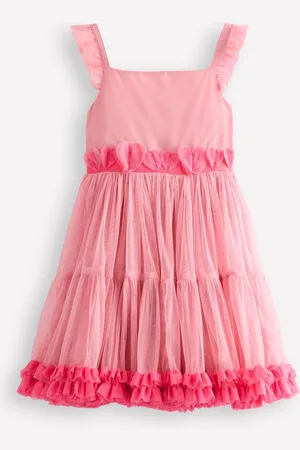 Boden Ruffle Hem Tulle Dress7 - 8 år (122 - 128cm)