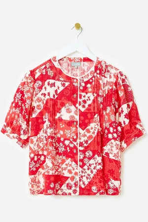 Oliver Bonas Patched Floral Print Blouse44