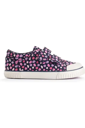Start Rite Kicks Pink Splash Double Strap Canvas Shoesuk135eu325