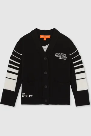 Reiss Boom Unisex Fit McLaren F1 Team Varsity Wool-Cashmere Cardigan110116cm