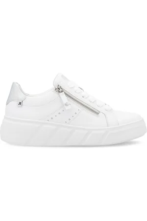 Rieker Womens Zipper Sport White Shoeseu42