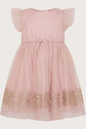 Monsoon Baby Ayra Sparkle Lace Kjole2 - 3 år (92 - 98cm)