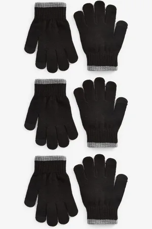 Next 3 Pack Touch Tip Magic Gloves (3-16yrs)7 - 10 år (122 - 140cm)