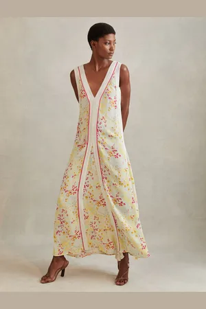 Reiss Eliza Floral Print Maxi Dress