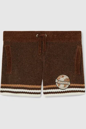 Reiss Pete Chenille Airlines Embroidery Shorts158164cm