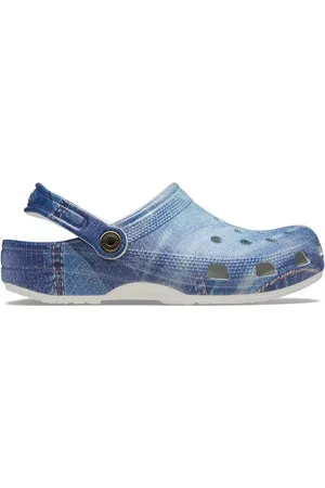 Crocs Classic Denim Hvid Træsko