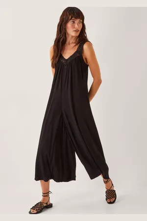 Monsoon Rachel Sleeveless Culottes Jumpsuitmedium